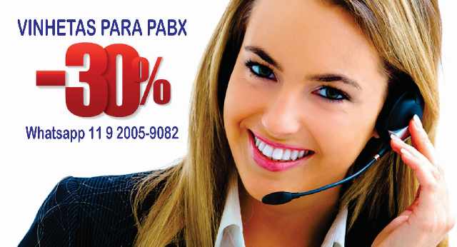 Gravação de espera telefônica ura para pabx