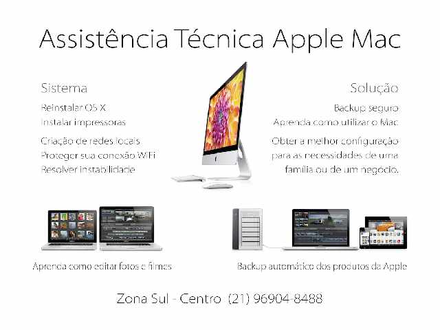 Foto 1 - Assistência técnica em software- apple mac e ios